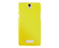 myPhone Etui Nakładka żelowa żółta myPhone CUBE - 1451879 - zdjęcie 1